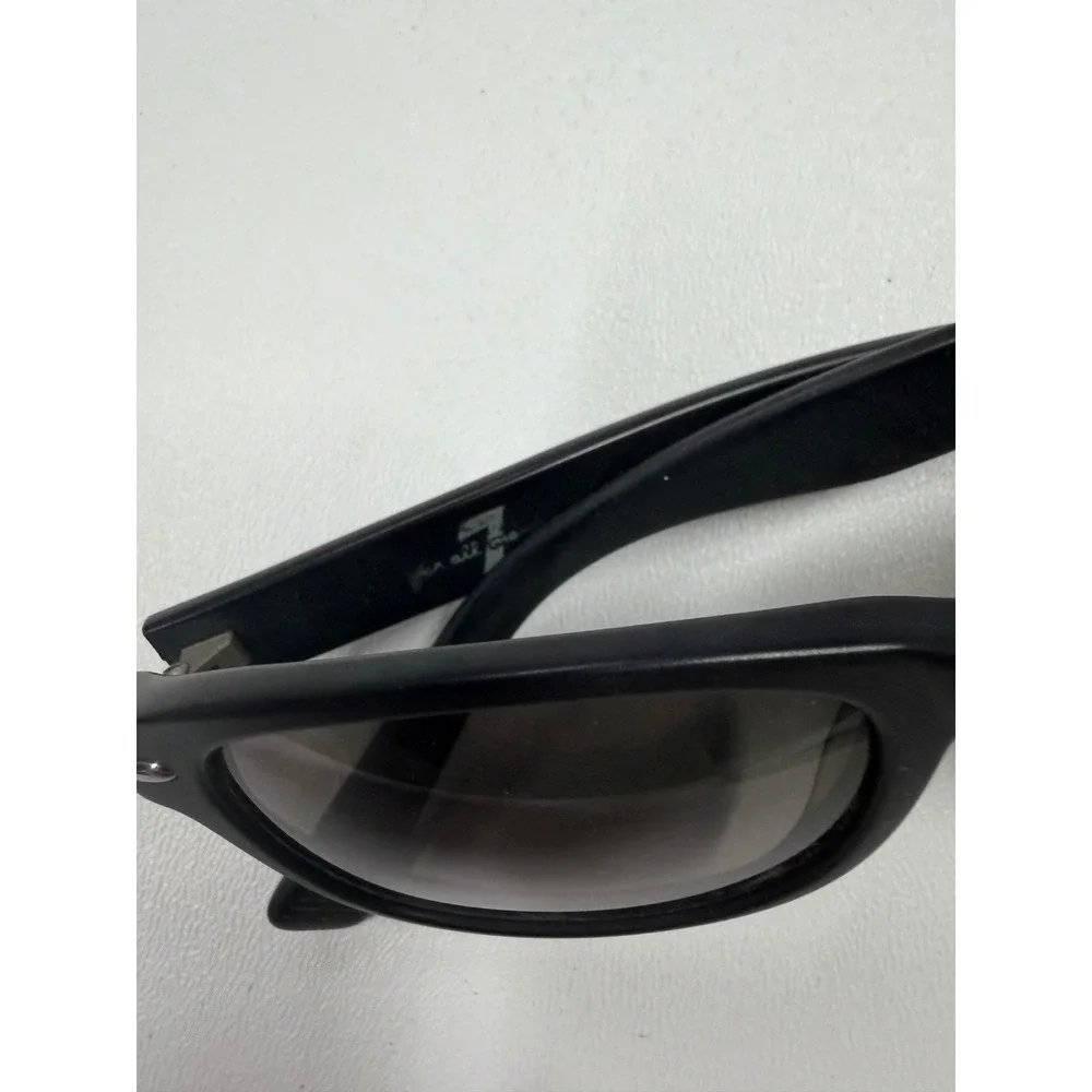 7 For All Mankind Sunglasses Matte Black Wayfarer Tinted Lenses Unisex Men Women